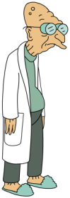 Professor Hubert Farnsworth character picture for the Picguessr quiz
