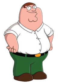 Peter Griffin character picture for the Picguessr quiz