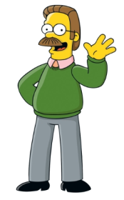 Ned Flanders character picture on Picguessr