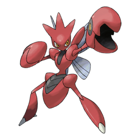 Scizor character picture for the Picguessr quiz