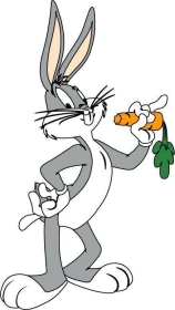 Bugs Bunny character picture for the Picguessr quiz
