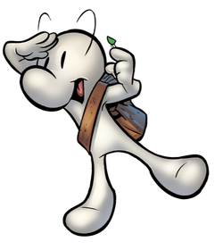 Fone Bone character picture for the Picguessr quiz