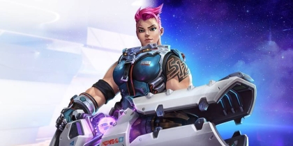 Zarya character picture for the Picguessr quiz