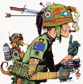 Tank Girl character picture for the Picguessr quiz
