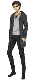 Eren Yeager character picture for the Picguessr quiz