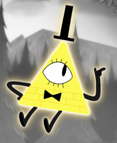 Bill Cipher character picture for the Picguessr quiz