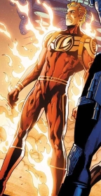 Human Torch character picture for the Picguessr quiz