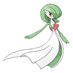 Gardevoir character picture for the Picguessr quiz