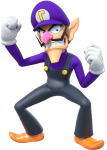 Waluigi character picture for the Picguessr quiz