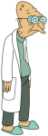 Professor Hubert Farnsworth character picture for the Picguessr quiz