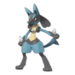 Lucario character picture for the Picguessr quiz