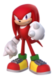 Knuckles character picture for the Picguessr quiz