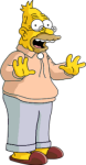 Abraham Simpson character picture for the Picguessr quiz