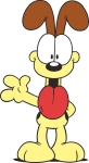 Odie character picture for the Picguessr quiz