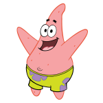 Patrick Star character picture for the Picguessr quiz