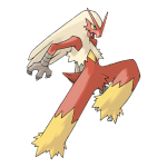Blaziken character picture for the Picguessr quiz