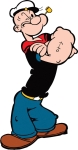 Popeye character picture for the Picguessr quiz