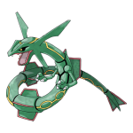 Rayquaza character picture for the Picguessr quiz