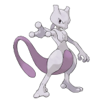 Mewtwo character picture for the Picguessr quiz