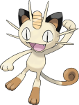 Meowth character picture for the Picguessr quiz