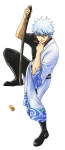 Gintoki Sakata character picture for the Picguessr quiz