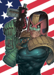 Dredd character picture for the Picguessr quiz