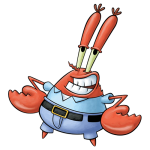 Krabs character picture for the Picguessr quiz