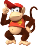 Diddy Kong character picture for the Picguessr quiz