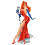 Jessica Rabbit character picture for the Picguessr quiz