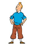 Tintin character picture for the Picguessr quiz