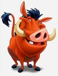 Pumbaa character picture for the Picguessr quiz