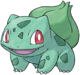 Bulbasaur character picture for the Picguessr quiz
