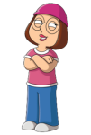 Meg Griffin character picture for the Picguessr quiz