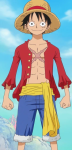 Luffy character picture for the Picguessr quiz