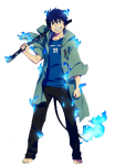 Rin Okumura character picture for the Picguessr quiz