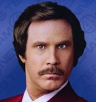 Ron Burgundy character picture for the Picguessr quiz