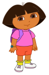 Dora the Explorer character picture for the Picguessr quiz
