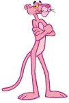 Pink panther character picture for the Picguessr quiz
