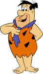 Fred Flintstone character picture for the Picguessr quiz