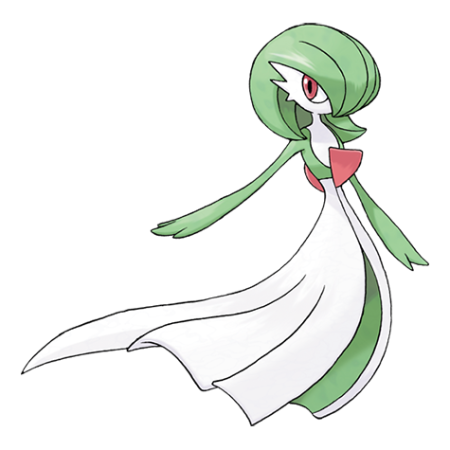 Gardevoir character picture for the Picguessr quiz
