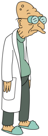 Professor Hubert Farnsworth character picture for the Picguessr quiz