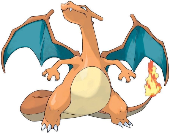 Charizard character picture for the Picguessr quiz