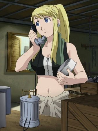 Winry Rockbell character picture for the Picguessr quiz