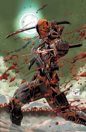 Deathstroke character picture for the Picguessr quiz