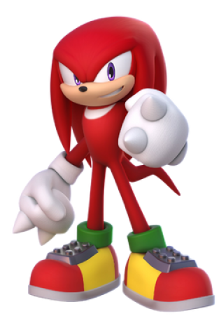 Knuckles character picture for the Picguessr quiz