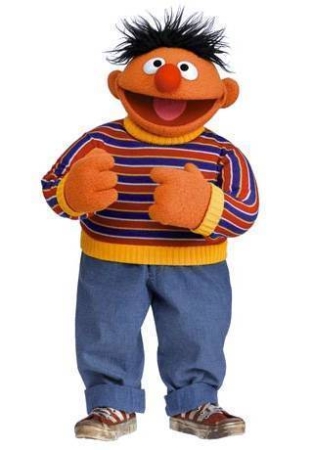 Ernie character picture for the Picguessr quiz