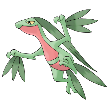 Grovyle character picture for the Picguessr quiz