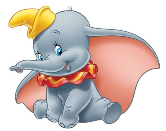 Dumbo character picture for the Picguessr quiz
