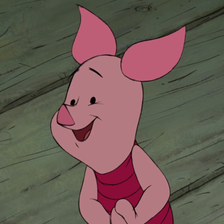 Piglet character picture for the Picguessr quiz
