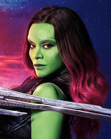 Gamora character picture for the Picguessr quiz